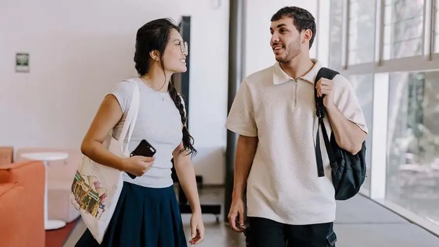 Students Talking